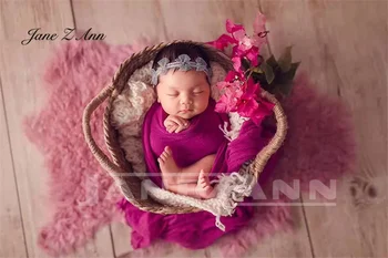 Jane Z Ann Ju lankas, šviesos, plaukų galvos apdangalai baby nuotrauka headflower naujagimių fotografijos rekvizitai