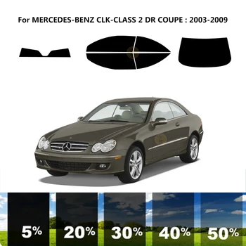 Pjaustytuose nanoceramics automobilių UV Lango Atspalvis, Rinkinys, Automobilių Langų Plėvelės, MERCEDES-BENZ CLK-KLASĖ C209 2 DR COUPE 2003-2009