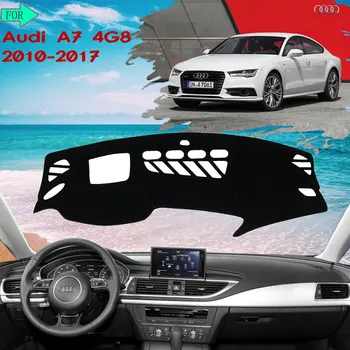 Prietaisų skydelio Brūkšnys Matinis Dangtelis nuo Saulės Pavėsyje, Kilimų Audi A7 2010~2017 4G8 S-line 2011 m. 2013 m. 2014 m. 2015 m. 2016 S7 RS7 Automobilių Reikmenys Prekės