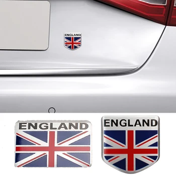 5X8cm 5X5cm Aliuminio Emblema JK Vėliavą, Ženklelį už Vauxhall 