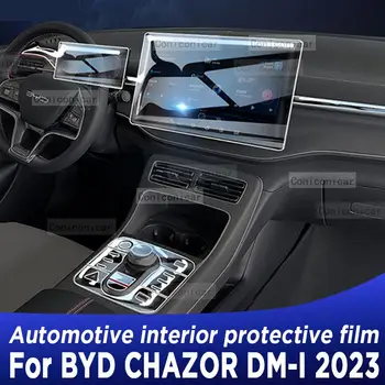 Už BYD CHAZOR DM-aš Platinimo 2023 pavarų Dėžė Skydelį, Navigacijos Automobilių Interjero Ekrano Apsauginės Plėvelės TPU Anti-Scratch Lipdukas