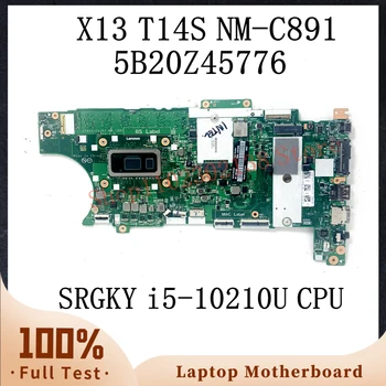 GT4A3/GX3A2 NM-C891 Su SRGKY i5-10210U CPU Lenovo ThinkPad X13 T14S Nešiojamas Plokštė 5B20Z45776 8GB DDR4 100% Testuotas OK