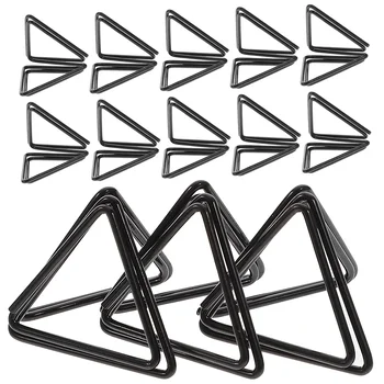 36Pcs Formos Popieriaus sąvaržėlės Vestuvių Kvietimai Įrašus Trikampio Popieriaus sąvaržėlės Trikampio Stalo Kortelės Turėtojams
