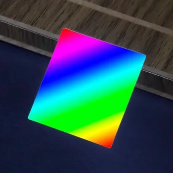 Difrakcijos Perdavimo grotelėmis spektro Optinis Mokymo demonstravimo Spektrofotometru holografinio vaizdo 36x38mm