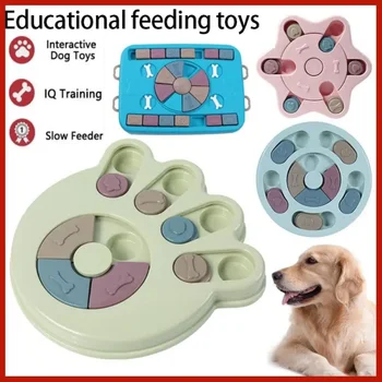 Šuo Dėlionės, Žaislų, Lėtai Finansuojančiojo Interaktyvus Padidinti Šunų Maisto Dėlionės Finansuojančiojo Žaislai IQ Mokymo Psichikos Sodrinimo Šuniui Gydyti Dėlionės