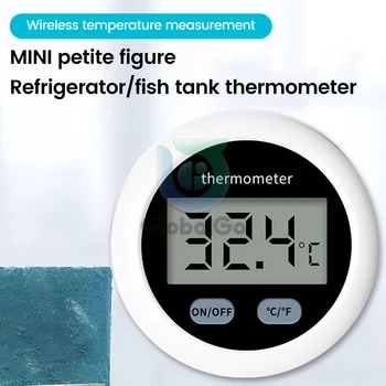 Žuvų Bakas LCD Skaitmeninis Akvariumo Termometras, Temperatūros Vandens Skaitiklis Akvariumo Temperatūros Jutiklis Žuvų Signalizacijos Naminių Reikmenys Įrankis -50~110℃