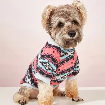 Šunų drabužius etninės stiliaus mados cute kačių drabužiai šilti megztiniai gamintojų, didmeninės ins stilius pritaikytas drabužiai