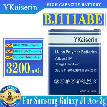 YKaiserin EB-BJ111ABE 3200mAh Baterijos Samsung Galaxy J1 J Ace J110 SM-J110F J110H J110F J110FM 4G Versija Batteria