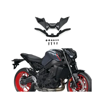 Motociklo Priekinio Lauktuvės Aerodinaminis Winglet Apatinis Dangtelis Juodas Fiksuotojo Vėjo Sparnas Mt-09 V3 2021 2022+