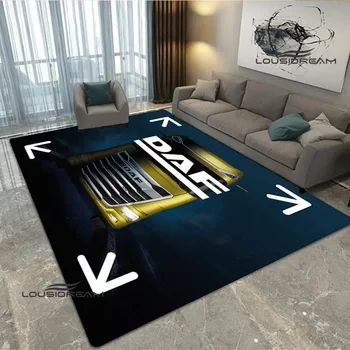 DAF sunkvežimių logotipo spausdinimo kilimų sporto kilimų žaidimų kambarys gyvenamasis kambarys miegamasis gražus neslidus kilimų fotografijos rekvizitai dovana