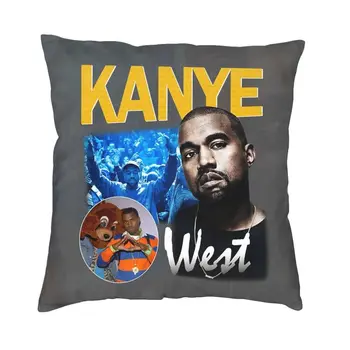 Šiaurės Šalių Muzikos Atlikėją Kanye West Pagalvėlė Padengti Minkštos Pagalvės Užvalkalą Namų Dekoro Užvalkalas