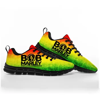 Bob Marley Reggae Rasta Muzikos Dainininkė Sportiniai Bateliai Vyrai Moterų Paauglys Sportbačiai Atsitiktinis Užsakymą Pora Aukštos Kokybės Porą Batų
