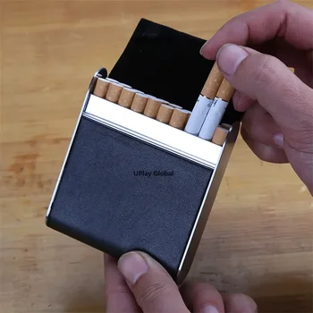 Odos Nerūdijančio plieno piniginės vyrų ir moterų cigarečių atveju 20 dalykų, kuriuos mini talpinimo drėgmei atsparus nešiojamų cigarečių atveju