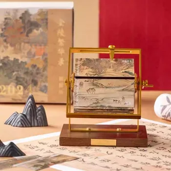 2024 Metais Nanjing Muziejus Kalendoriaus Kūrybos Jinling Gerovės Įrašyti Mechaninė Kalendoriai, Dienotvarkės Planavimas Raštinės Reikmenys