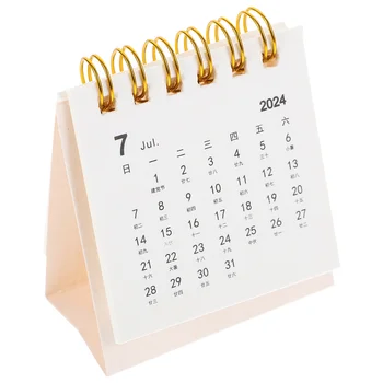 Kalendorius Stalas Desktop Blokuoti Namai Priedų Lentelė Kalendorinio Mėnesio Memo Popieriaus Mažas Biuras, Buitinės Nuolatinis Kišenė