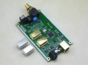 XMOS XU208 Asinchroninis USB Bendraašius Optinio Pluošto Produkcijos Skaitmeninė Sąsaja IIS DSD256 Spdif Dop64