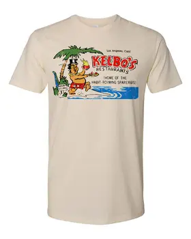 Retro Tiki tee Marškinėliai Baras, Restoranas Puodelis Romas Polinezijos Havajų Kelbos LA CA