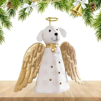 Kalėdų Angelas Medžio Topper Hangable Šunų Angelas Papuošalai Kalėdų Pakabučiai, Vestuvių Kalėdų Vakarėlį Kavos Parduotuvė Puošmena