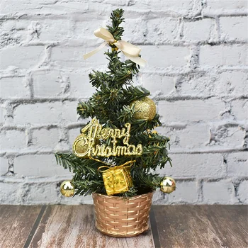 2023 Mini Lentelės Viršuje Kalėdų Medžio Apdaila Stalas Kalėdų Medžio Šalis Ornamentu Papuoštas Medžio Namų Dekoro Naujųjų Metų Navidad Priedų