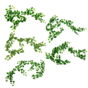 Dirbtinių Augalų Plotai Unikalus Kabo Vynuogių Lapų Evergreen Lubų Augalai Universalios Modeliavimo Augalų Dekoratyvinės Gėlės