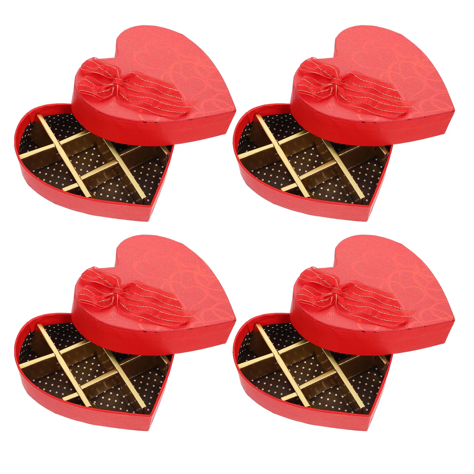 4 Vnt Triufeliai Šokolado Dėžutė Bridesmaid, Dovanų Dėžutės Sausainių Pakuočių, Konteinerių Saldainiai 0