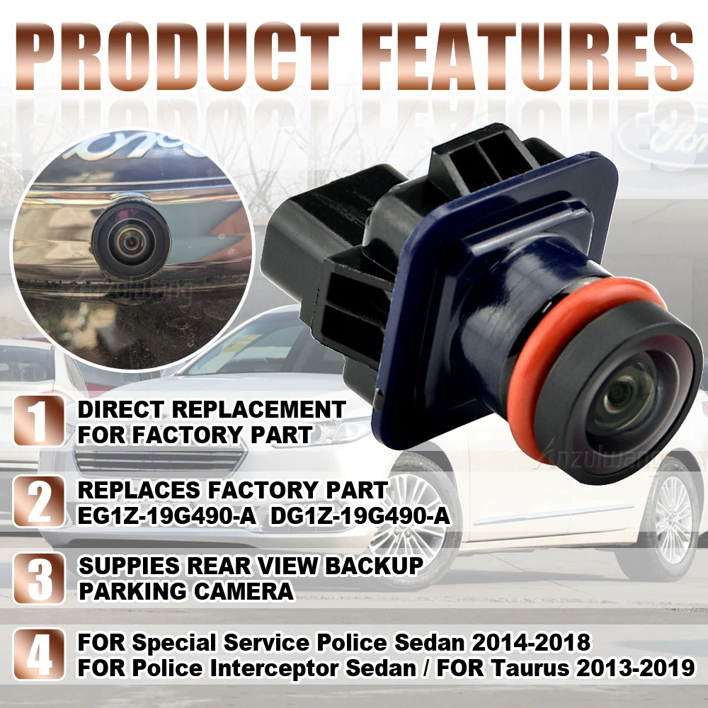Naujas Galinio vaizdo Atsargine Padėti Parkavimo Kamera Ford Taurus 2013-2019 Policijos EG1Z-19G490-A EG1Z19G490A 2