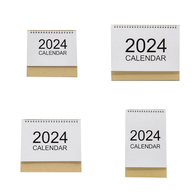 Nešiojamų 2024 Mini Stalinis Kalendorius, skirtas Studijų Aplinkos ir Laiko Valdymo Y3ND 0