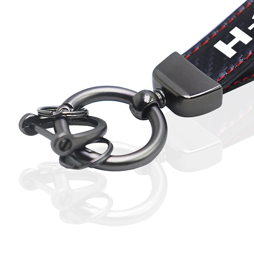 už Hyundai H1 automobilių Raktų grandinės Žiedai anglies pluošto keychain Automobilių Reikmenys 3