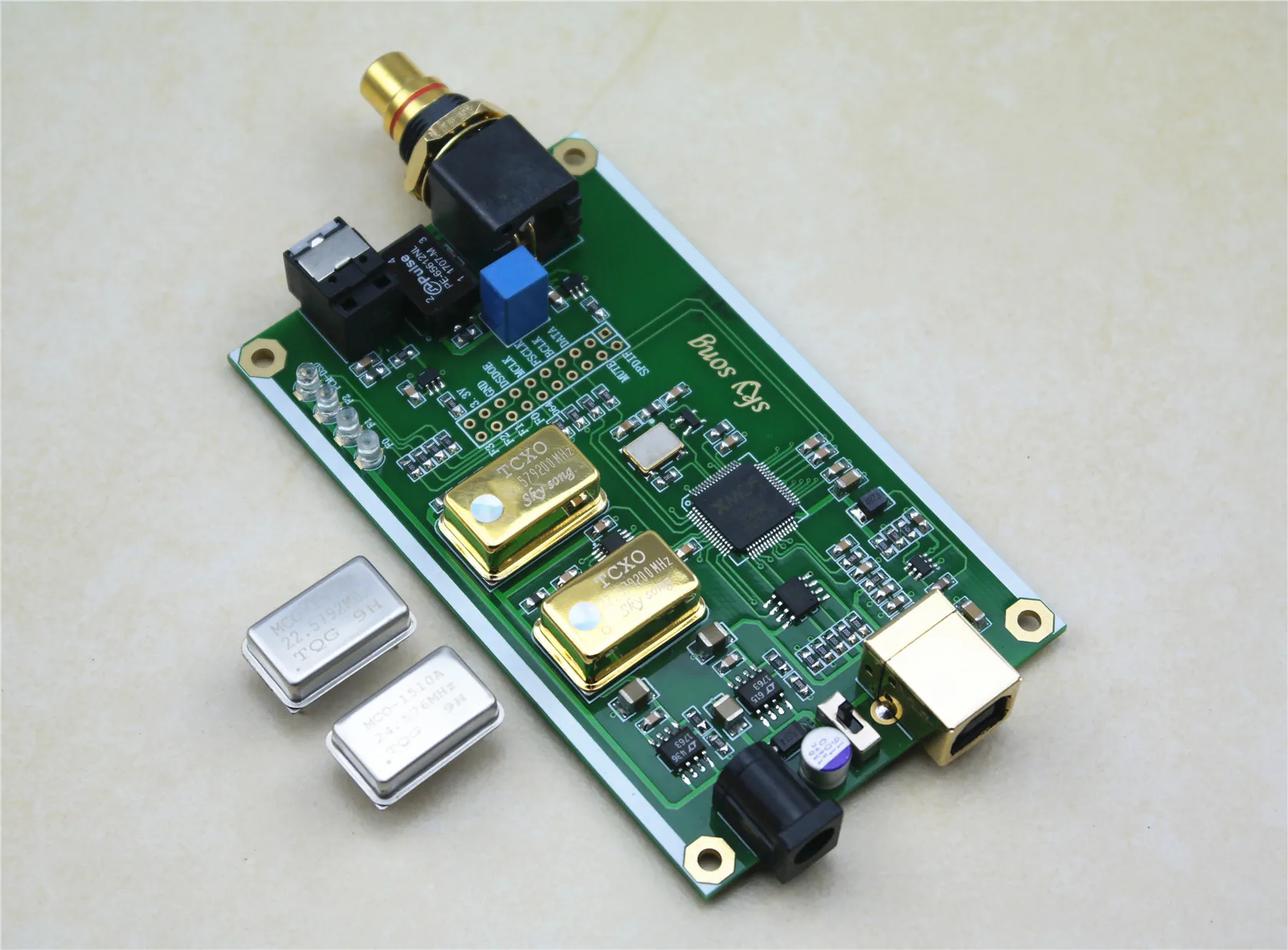 XMOS XU208 Asinchroninis USB Bendraašius Optinio Pluošto Produkcijos Skaitmeninė Sąsaja IIS DSD256 Spdif Dop64 0